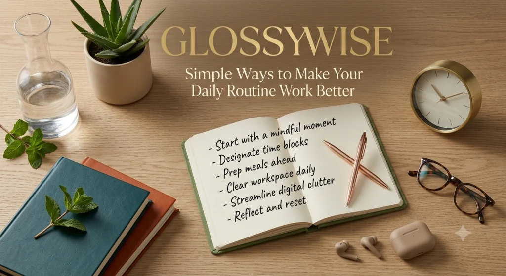 GlossyWise Simple Ways to Make Your Daily Routine Work Better