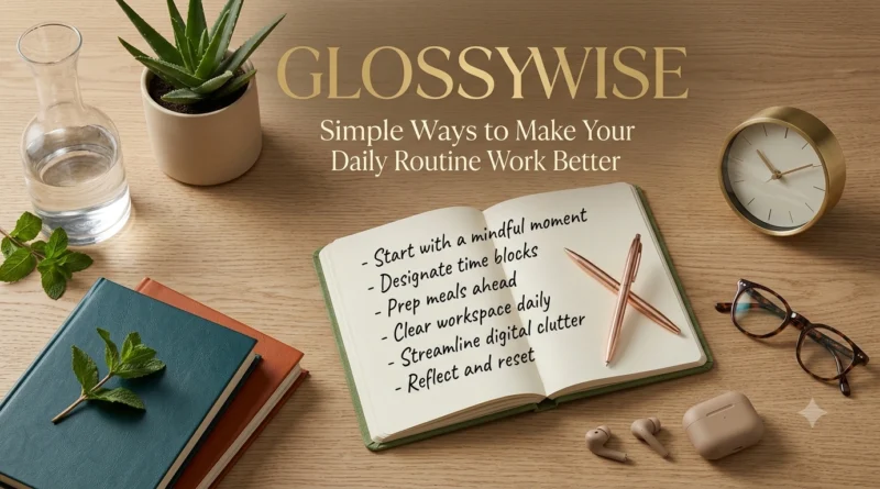GlossyWise Simple Ways to Make Your Daily Routine Work Better