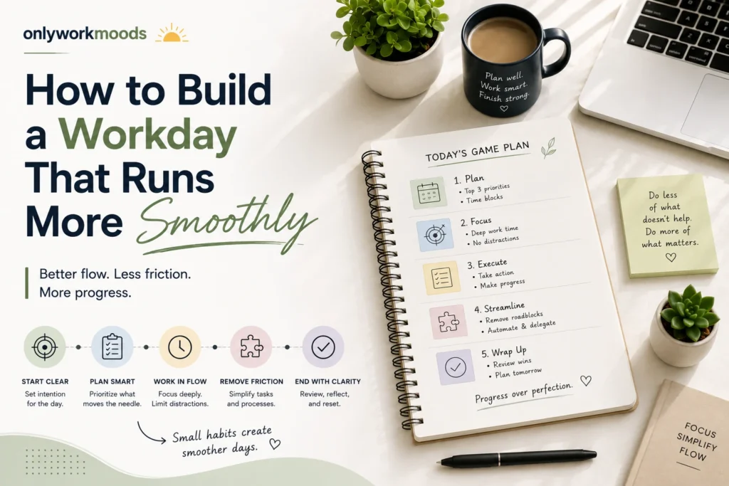 OnlyWorkMoods How to Build a Workday That Runs More Smoothly