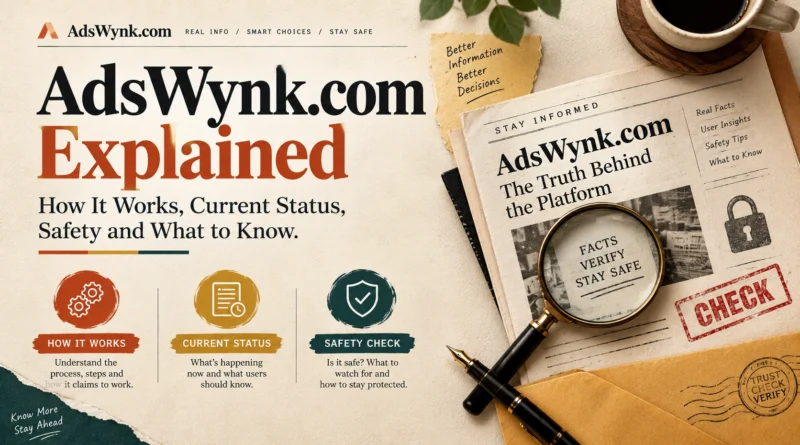 AdsWynk.com Explained How It Works, Current Status, Safety and What to Know.