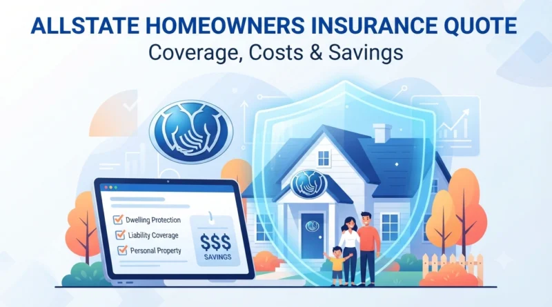 Allstate Homeowners Insurance Quote Coverage, Costs & Savings.