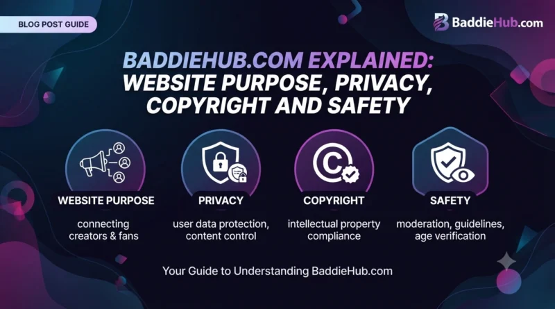 BaddieHub.com Explained Website Purpose, Privacy, Copyright and Safety.
