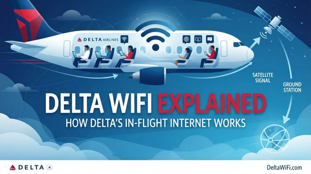 DeltaWiFi Explained How Delta’s In-Flight Internet Works.