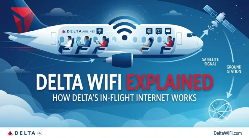 DeltaWiFi Explained How Delta’s In-Flight Internet Works.