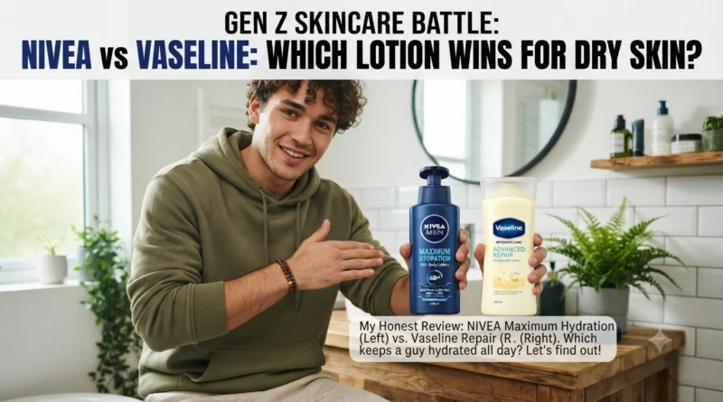 I Am a GenZ Man. Are Nivea Body Lotions Better Than Vaseline for Dry Skin.