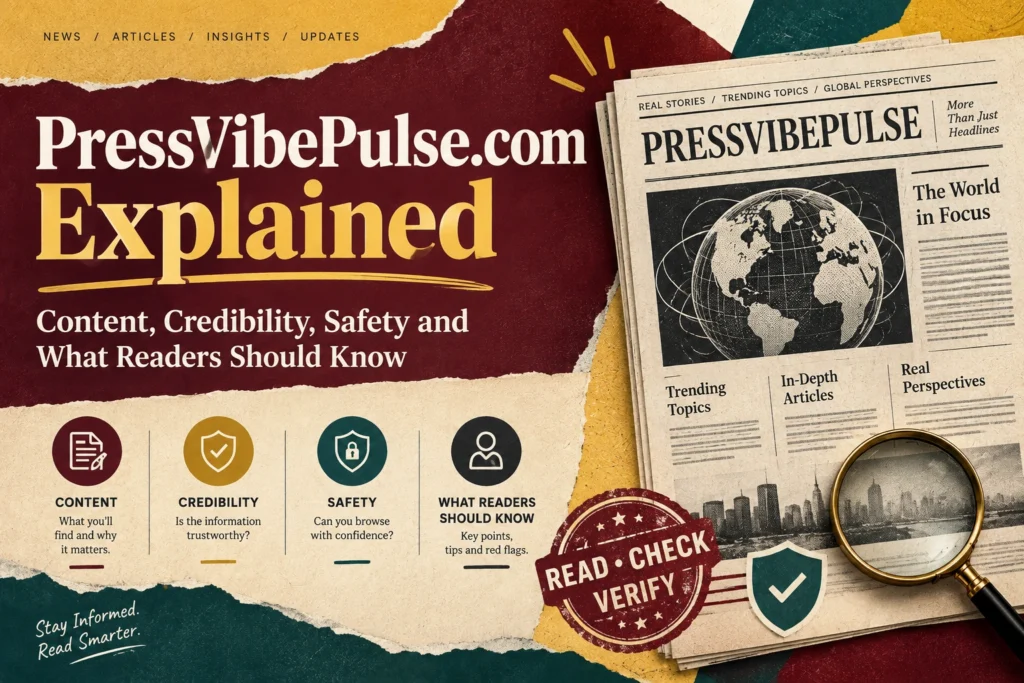 PressVibePulse.com Explained Content, Credibility, Safety and What Readers Should Know.