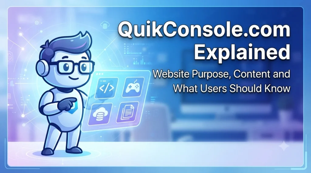 QuikConsole.com Explained Website Purpose, Content and What to Know.